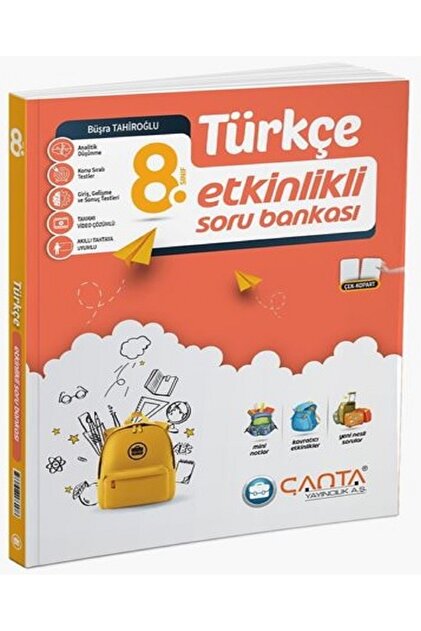 Çanta Yayınları Çanta 2025 8. Sınıf Lgs Türkçe Etkinlikli Kazanım