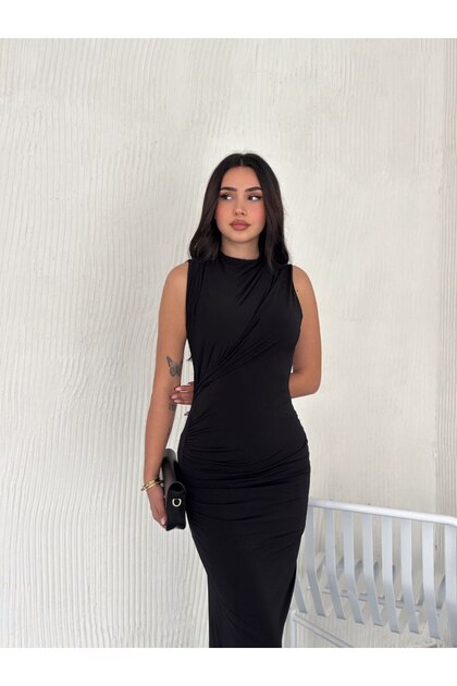 Draped Evening Dress