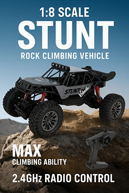 【lcrasher様用】VOODOO JOHNSON / 10,000 jetlegelsin 1:18 Kumandalı Şarjlı 4 Çeker Alaşım Off Road Araba