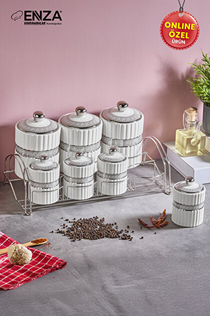 Enza Vista Standlı Baharat Takımı 15 Parça - Fiyatı, Yorumları