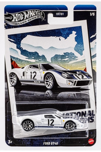 HOT WHEELS National Icons 5'li Set – Ford GT40, Jaguar E-Type