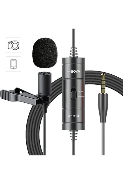 Professional Omnidirectional Lavalier Microphone BY-M1S