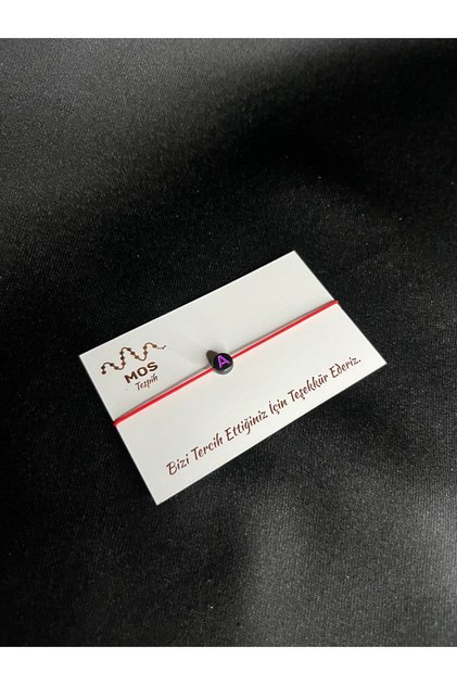 Letter a Adjustable Drawstring Lucky Bracelet