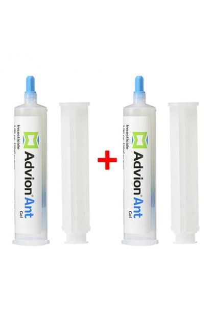 2 Pcs Advion Ant Gel Bait 2 Tube 30 G + 2 Plunger + 2 Tip