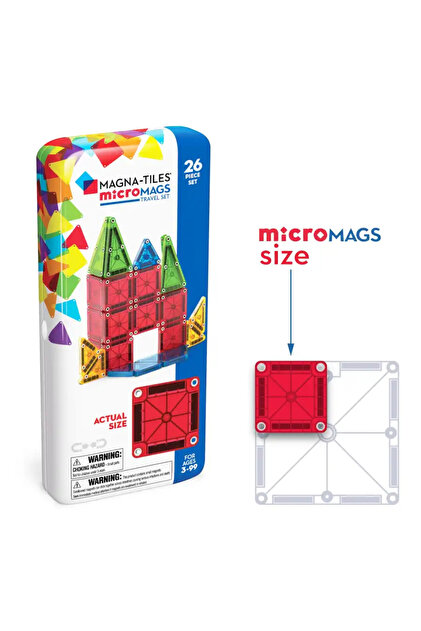 Magna Tiles Magna-Tiles Magna-Tiles microMAGS Travel Set - Seyahat