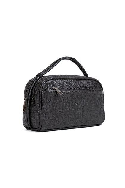 Men's Vegan Leather Personal Shaving Cosmetic Clutch Bag Travel Care Handbag