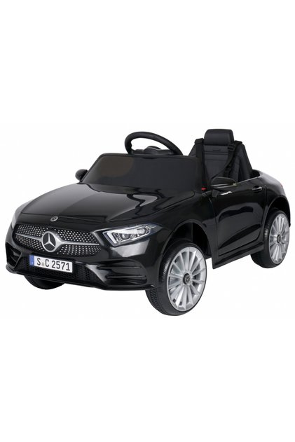 Masinuta electrica cu telecomanda 12V si scaun din piele Mercedes CLS350 Black