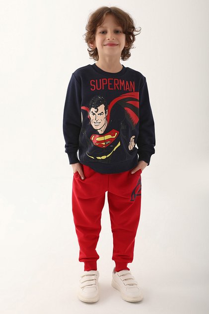 Boy's Cream Tracksuit Set
