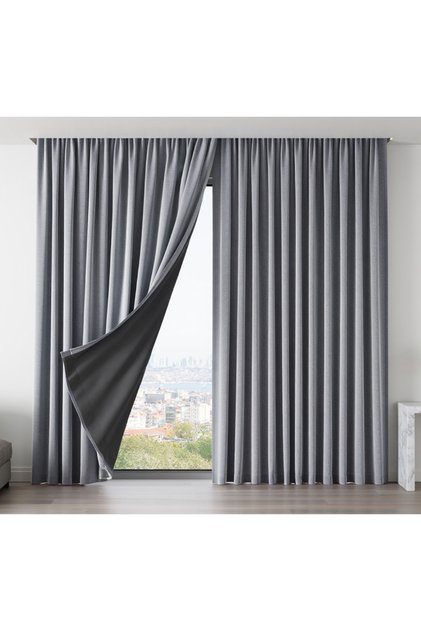 Blackout Curtain 100% Luxury Dauble Blackout Double Side Curtain