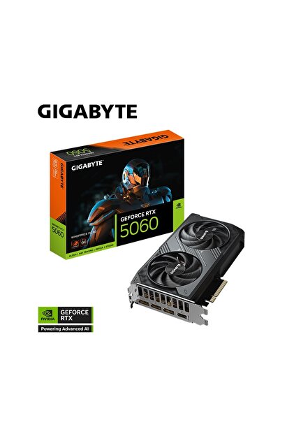 Gigabyte GeForce RTX 5060 WINDFORCE OC 8G GDDR7 8GB 128Bit DLSS 4