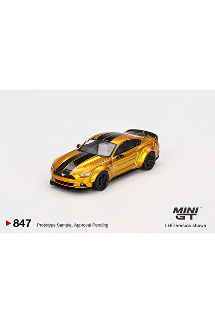 mini gt 1:64 LB Works Ford Mustang LB Gold Blister Paket – Metal