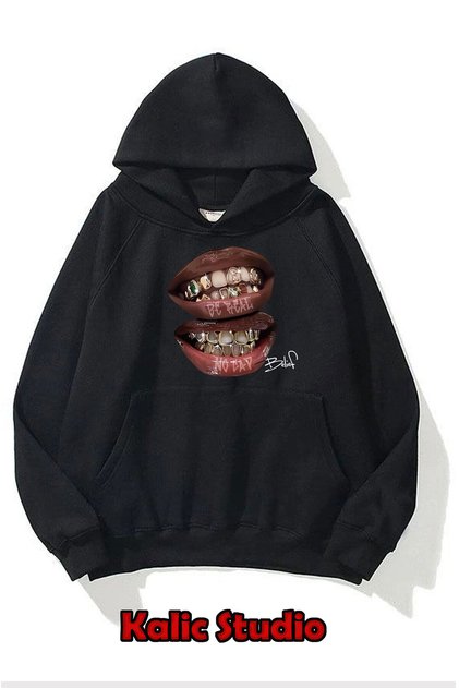Grillz Oversize Sweatshirt Black