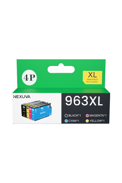 عبوة حبر HP 963XL متعددة الاستخدامات متوافقة مع HP OfficeJet Pro 9010 9012 9020 9014 9015 9016 9018 9025 BCMY