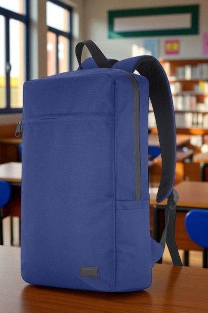 Mila Pr-Ek101 15.6'Waterproof Fabric Zipper School Backpack