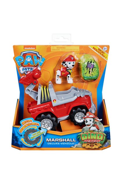 Σετ Οχημάτων Paw Patrol με τον Μάρσαλ το Κουτάβι και τη Φιγούρα Έκπληξη Ντίνο