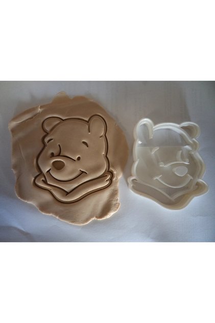 Cute Bear Face Shaped Cookie and Dough Mold