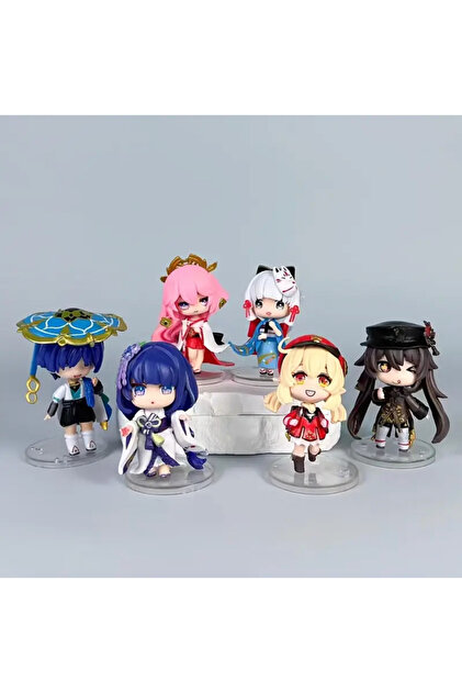 Innovate Store Mystic Inazuma Anime Figürü Rastgele 1 Adet Şık