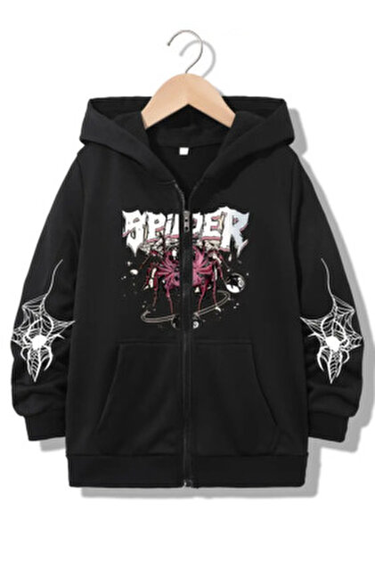 Touz Moda dompuleri moda Spider-Man Head Baskılı Oversize