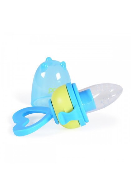 Dispozitiv de hranire pentru bebelusi Food Feeder Love blue