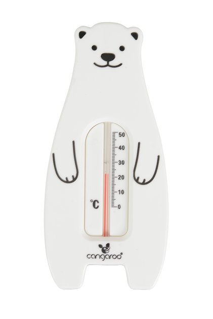 Termometru de baie Polar Bear, Alb