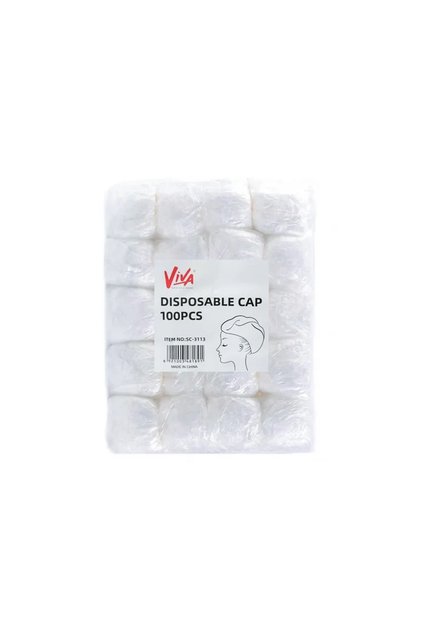 Professional Disposable Waterproof Shower Caps 100 Pcs Handmade Viva