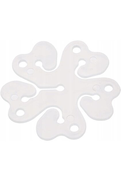 Suport pentru baloane cu un singur strat, model floral, pentru 6 baloane, 6x6cm, 2.7g