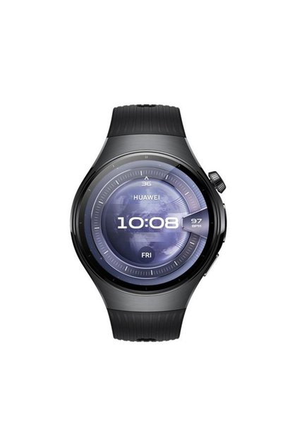 Ceas inteligent 5, 46 mm, ecran AMOLED, Bluetooth, NFC, GPS, ECG, rezistent la apă, Fluoroel