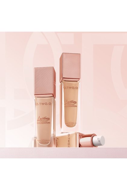 O.TWO.O Haute All Day Coverage Foundation – Full Coverage, Long-Wear Formula