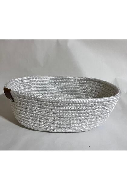Multi-Purpose Basket, Bathroom and Kitchen Organizer, Bread Cream