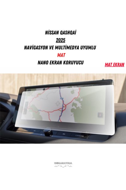 Nissan Qashqai 2025 Navigation and Multimedia Compatible Matte Screen Protector