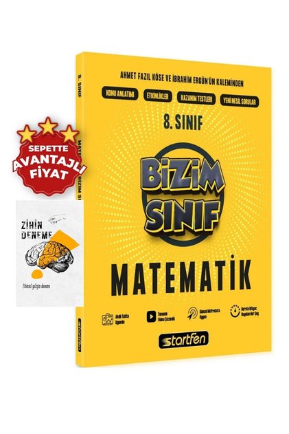 LGS MATEMATİK BİZİM SINIF FASİKÜLLERİ-ZİHİNDENEME-KP875