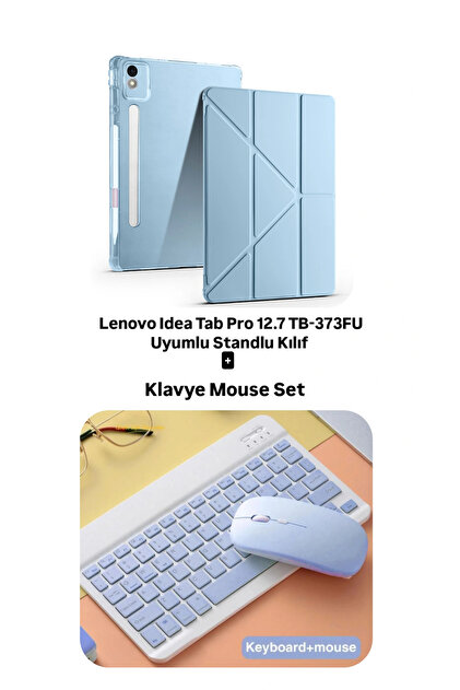 EHZ TEKNOLOJİ Lenovo Idea Tab Pro 12.7 TB-373FU Uyumlu Klavye