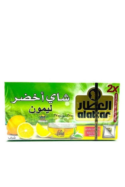 شاي العطار الأخضر بالليمون - 20 كيس