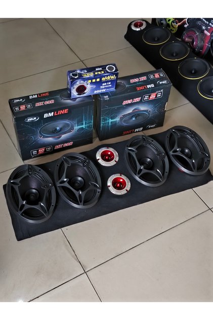 4 Adet Oval Midrange Hoparlör + Domtiz + Pandizot