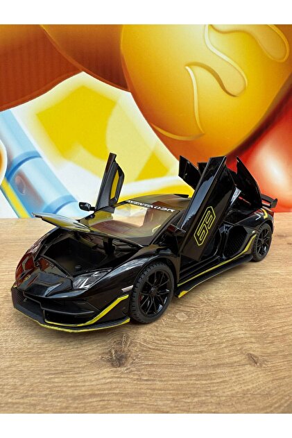 scntoys LAMBORGHİNİ AVENTADOR SVJ DİECAST MODEL ARABA SESLİ IŞIKLI