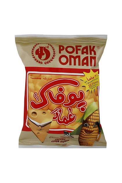 Oman Crispy Cheese Corn Curls Snack Case (25 x 12g)