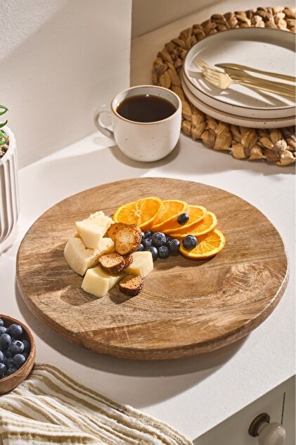 Karaca Premium Mango Dönerli Sunum Tahtası 30 cm - Fiyatı, Yorumları