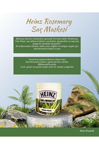 Heinz Kuru Ve Yıpranmış Saçlar İçin Keratin & Biotin Onarıcı Saç
