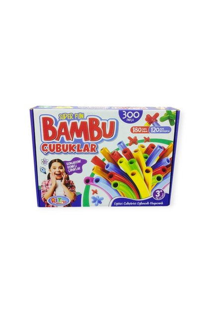Bamboo Sticks Educational and Developmental Game 300 Pieces Boxed