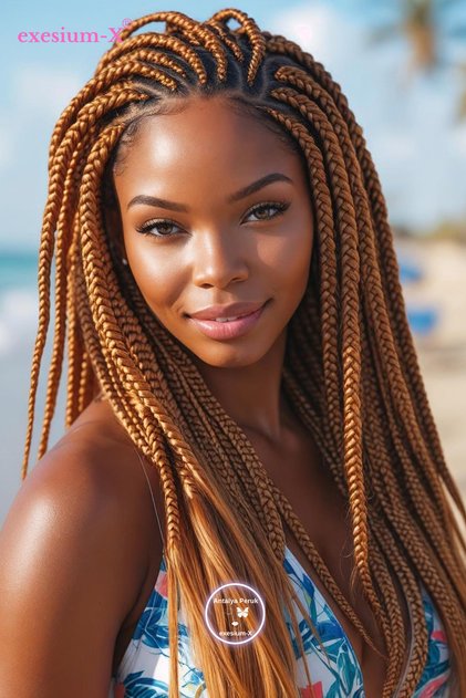 Păr sintetic pentru împletitură africană și rasta 30 No Copper 165 gr