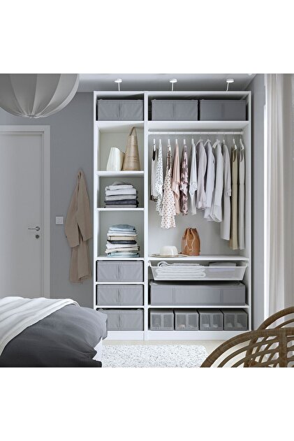 IKEA Saklama Kutusu Hurç 43x53x19 Cm Düzenleyici Koyu Gri - Fiyatı