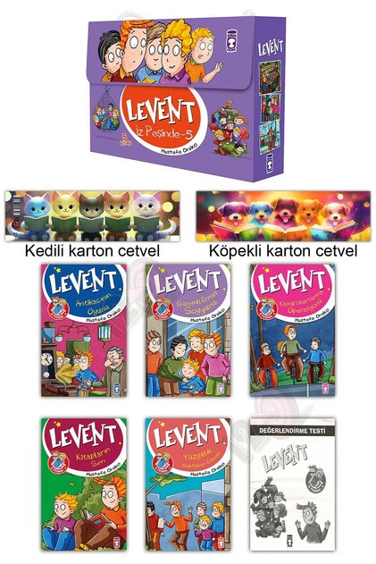 Levent İz Peşinde Hikaye Seti 5