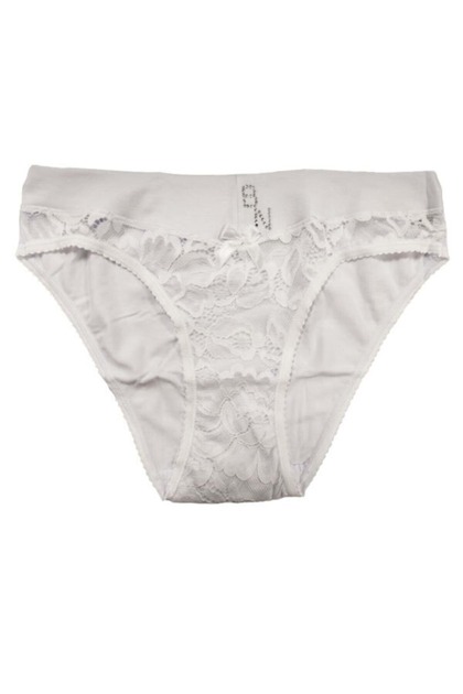 2003 Lace Front Women's Panties White M