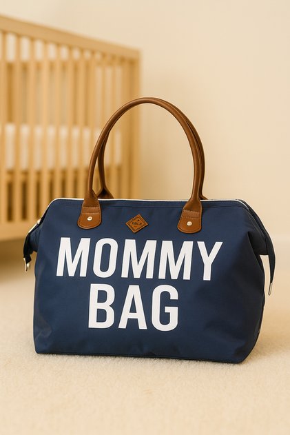 Mommy Bag Mother Baby Care Bag Waterproof, Large Volume, Shoulder and Hand Carrying Strap