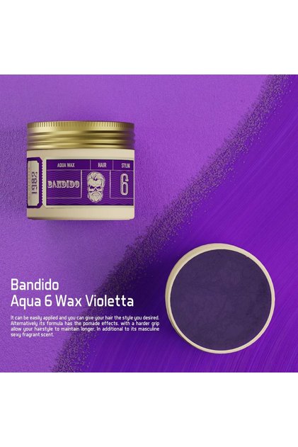 BANDIDO Hair Styling Aqua 6 Wax Violetta 125 ml