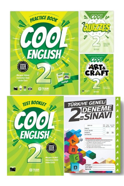 2.sınıf Cool English Practice Book-test Booklet Set