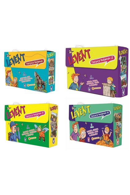 Levent Türkiyeyi Geziyorum 1. - 2. - 3. Ve 4. Set 20 Books Age 8 2023