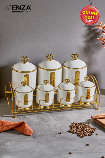 Cooker Sultan 7'li Standlı Baharat Saklama Seti CKR3781 - Fiyatı