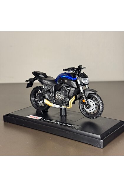 GM Auto Store 1:18 Ölçek 2018 Yamaha MT07 Motosiklet, Diecast