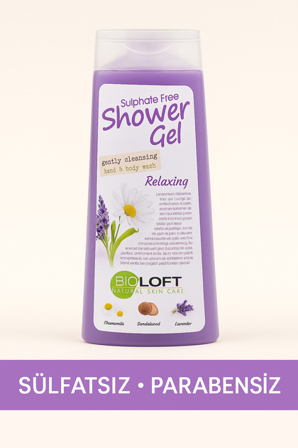 Loft Natural Relaxing Sülfatsız Parabensiz Duş Jeli Lavanta&sandal